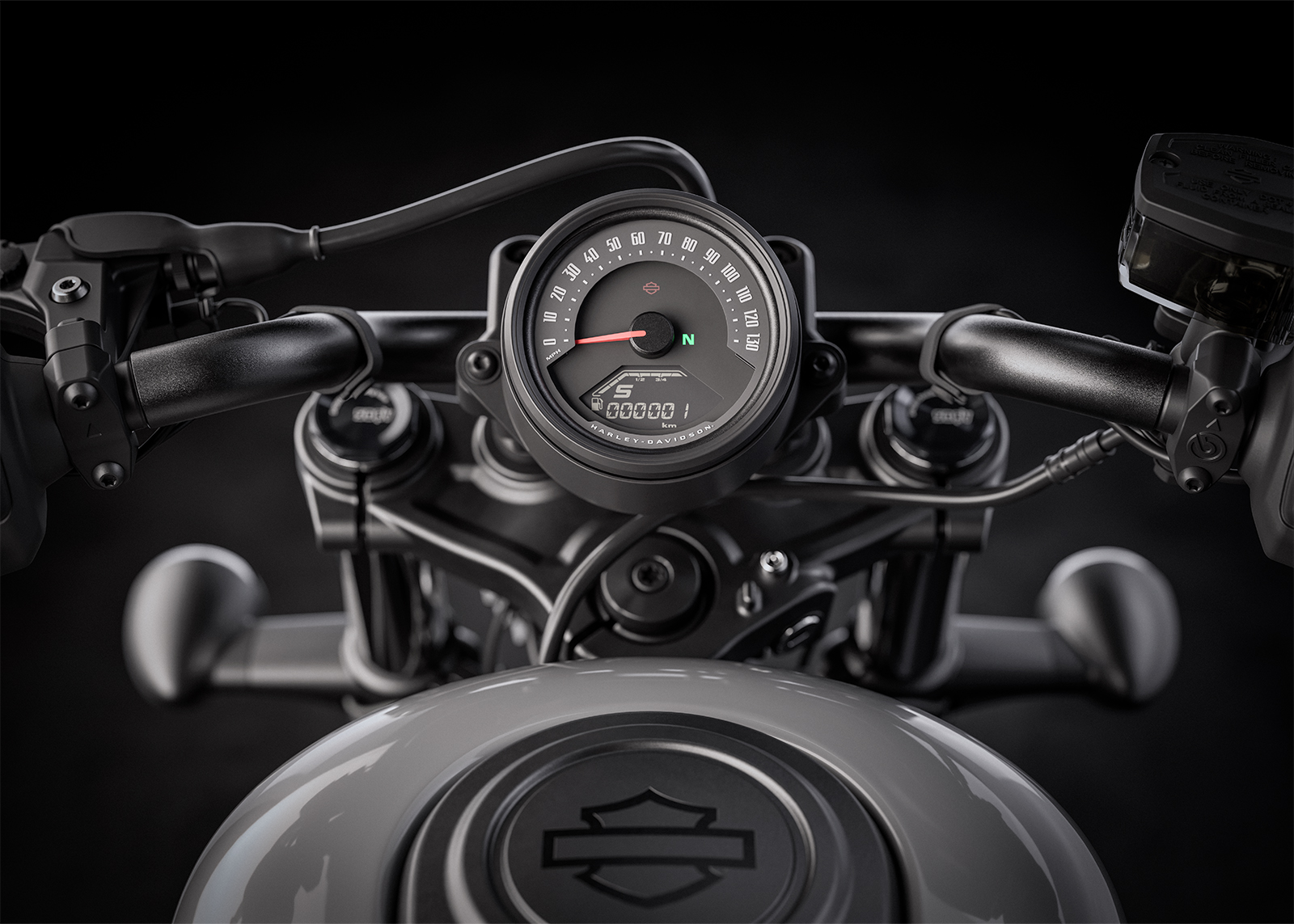 2025 Nightster motorcycle LCD display 
