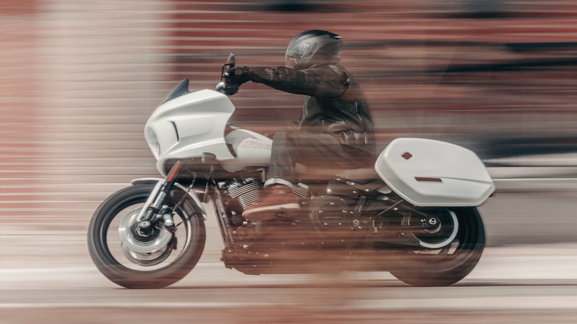 2026 Low Rider ST Motorcycles Riding Shot