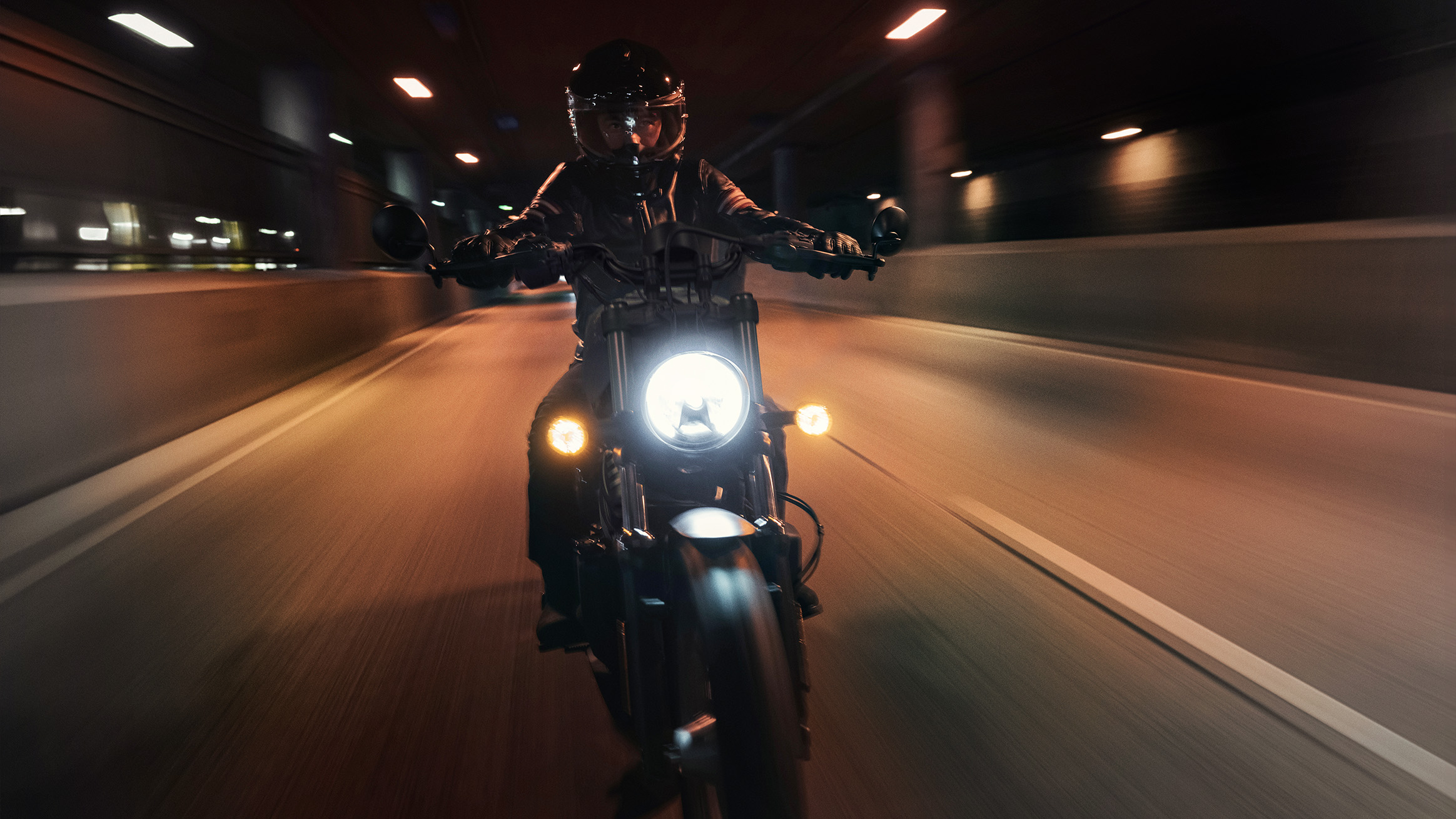 2026 Nightster Motorcycle Riding Shot