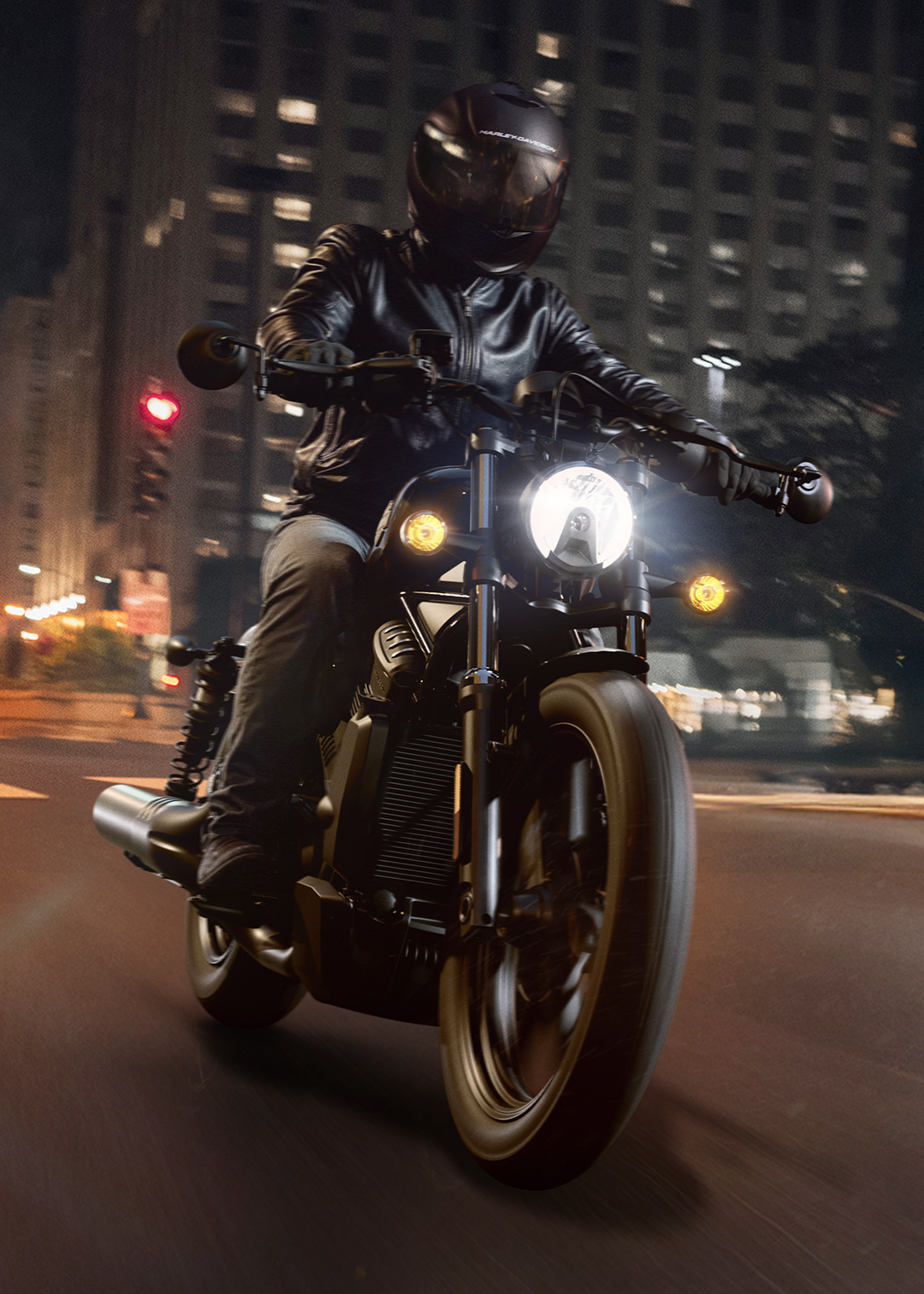 2026 Nightster Motorcycle Riding Shot
