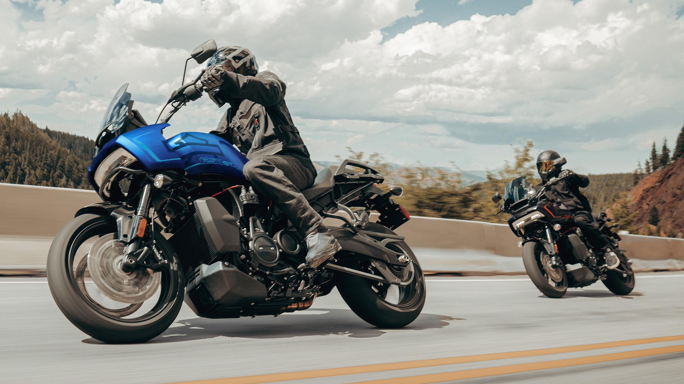 2026 Pan America ST Riding Shot