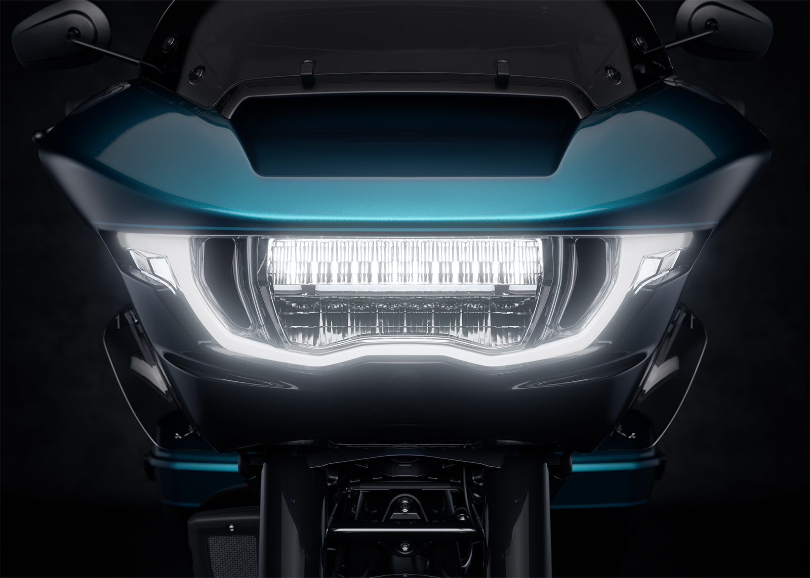 2026 Road Glide LED Lighting Beauty Shot